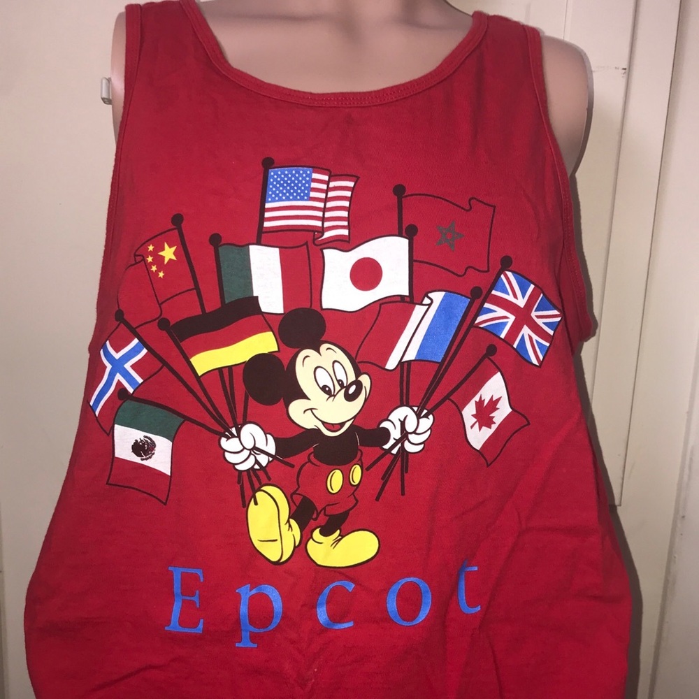 Vintage Disney Originals Epcot International Flags Tank